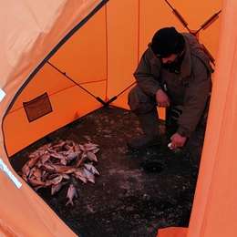 Палатка-куб зимняя WOODLAND Ice Fish 2