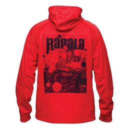 Толстовка RAPALA Logo Splash красная